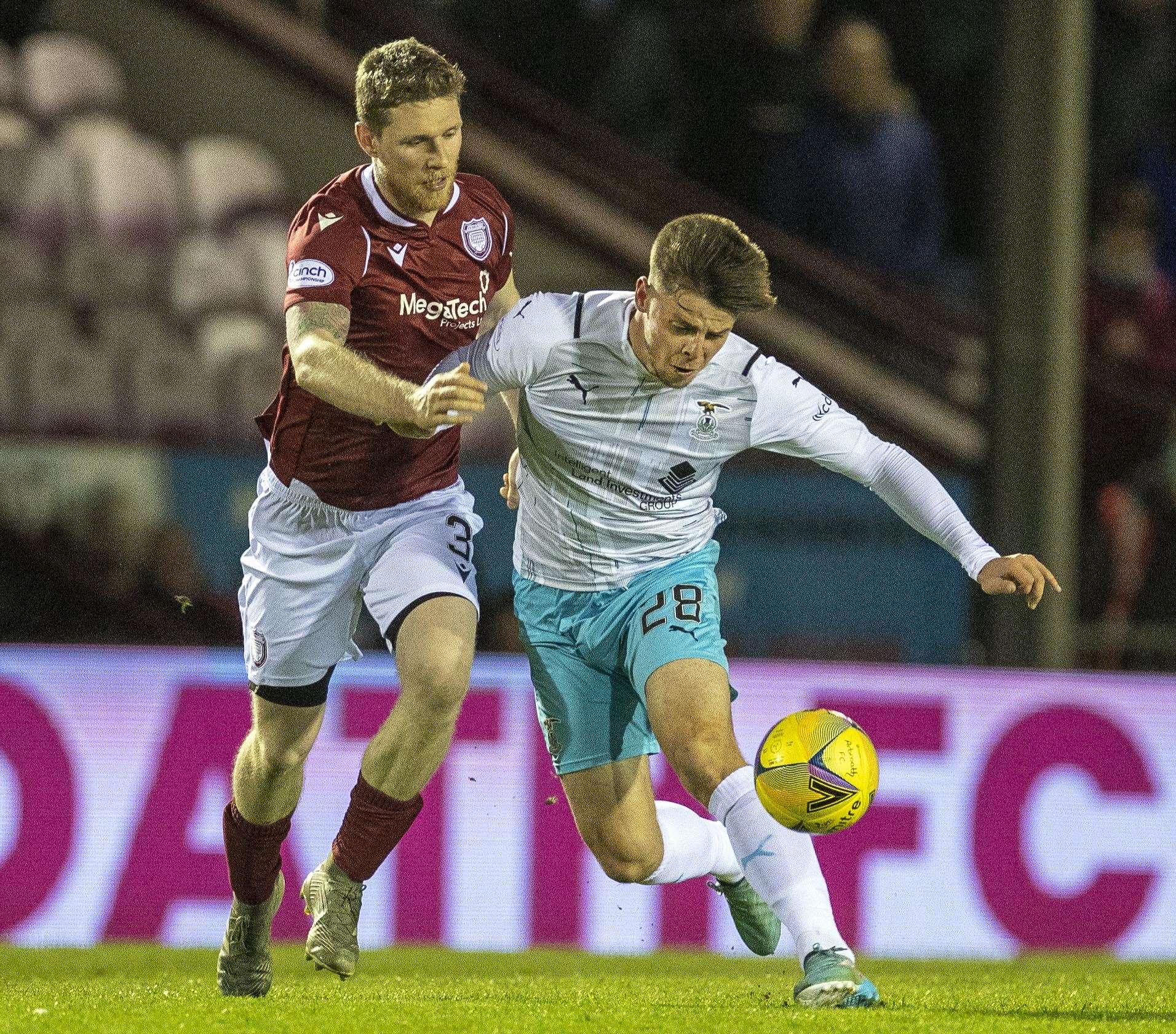 Lewis Hyde has featured in three play-off games so far after becoming a fully-fledged first team player this season. Picture: Ken Macpherson