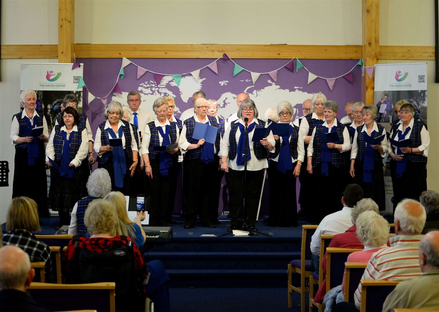 Singing for Pleasure takes part in the Big Spring Sing fundraising concert for the Haven Centre project.