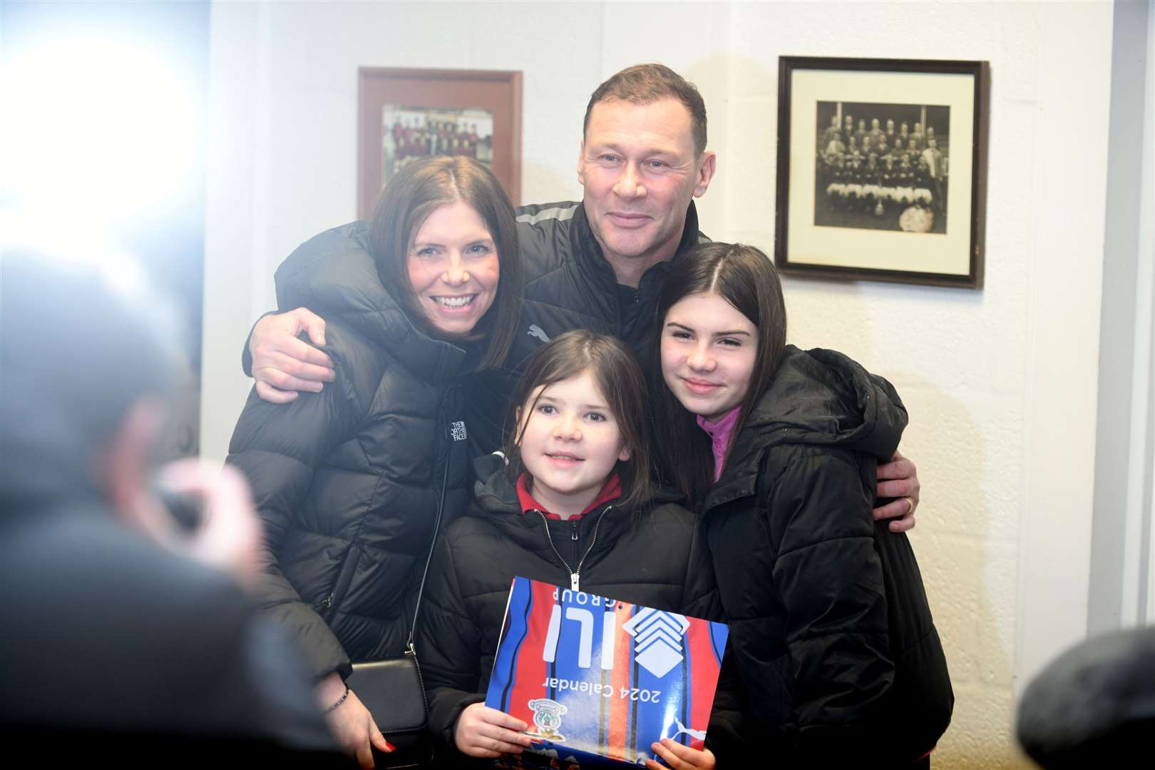Getting a photo with Duncan Ferguson. Picture: James Mackenzie.