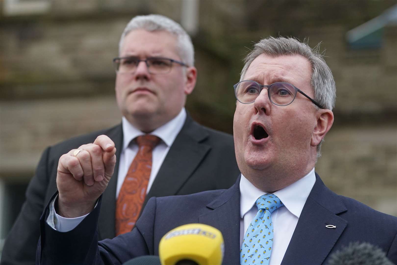 DUP leader Sir Jeffery Donaldson said the new executive needed to have a sense of what its priorities are (Brian Lawless/PA)