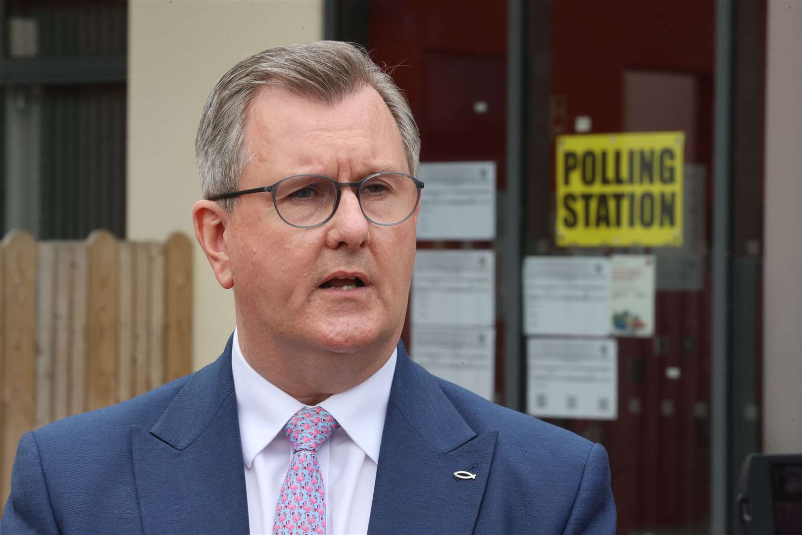 Leader of the DUP Sir Jeffrey Donaldson said the proposals could ‘end the logjam’ (PA)