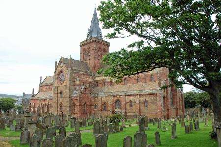 St Magnus Cathedral in Kirkwall.