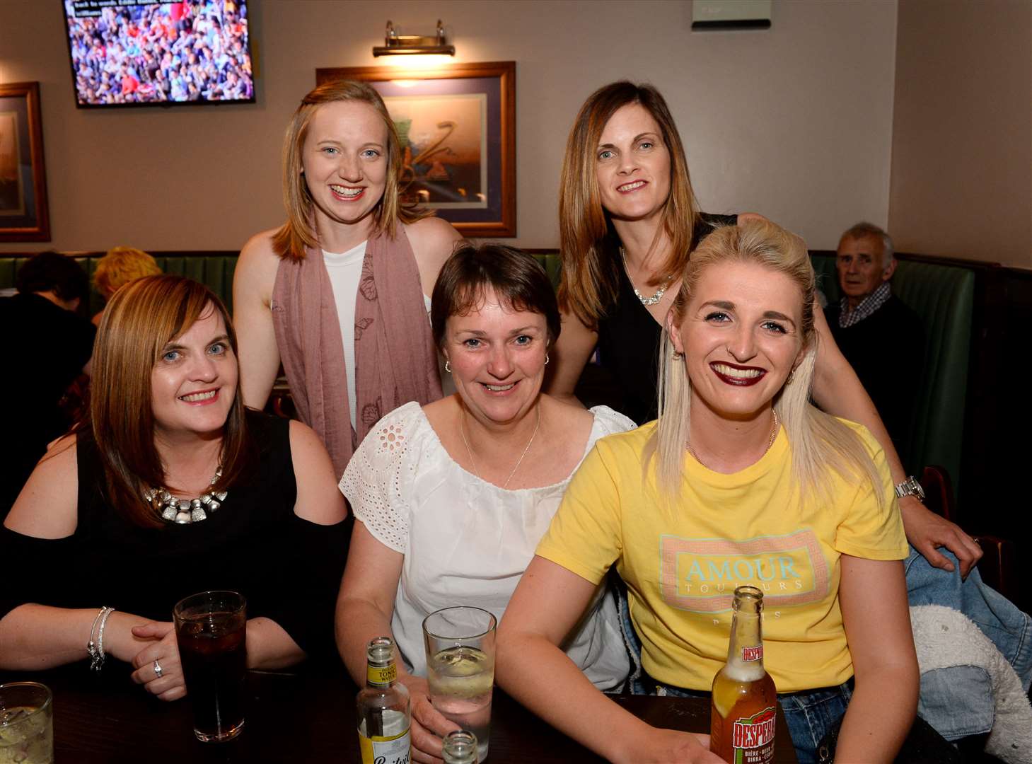 Cityseen. (left)Yvonne Mackie, Fiona Cherry, Joyce Duncan, Lesley Gibson and Lauren Brown. Picture: Gary Anthony.