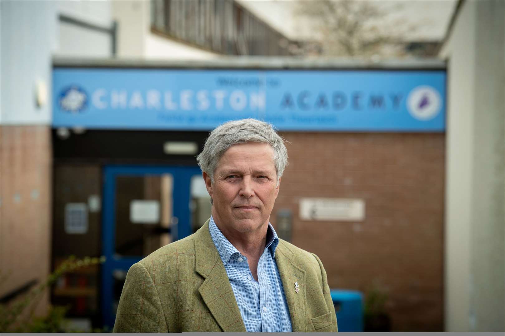 Scottish Conservative Highlands and Islands MSP Edward Mountain after visiting Charleston Academy. Picture: Callum Mackay.