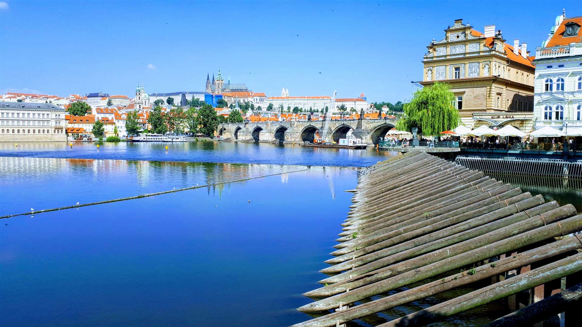 A river runs through it: Prague is without doubt a bonnie city.