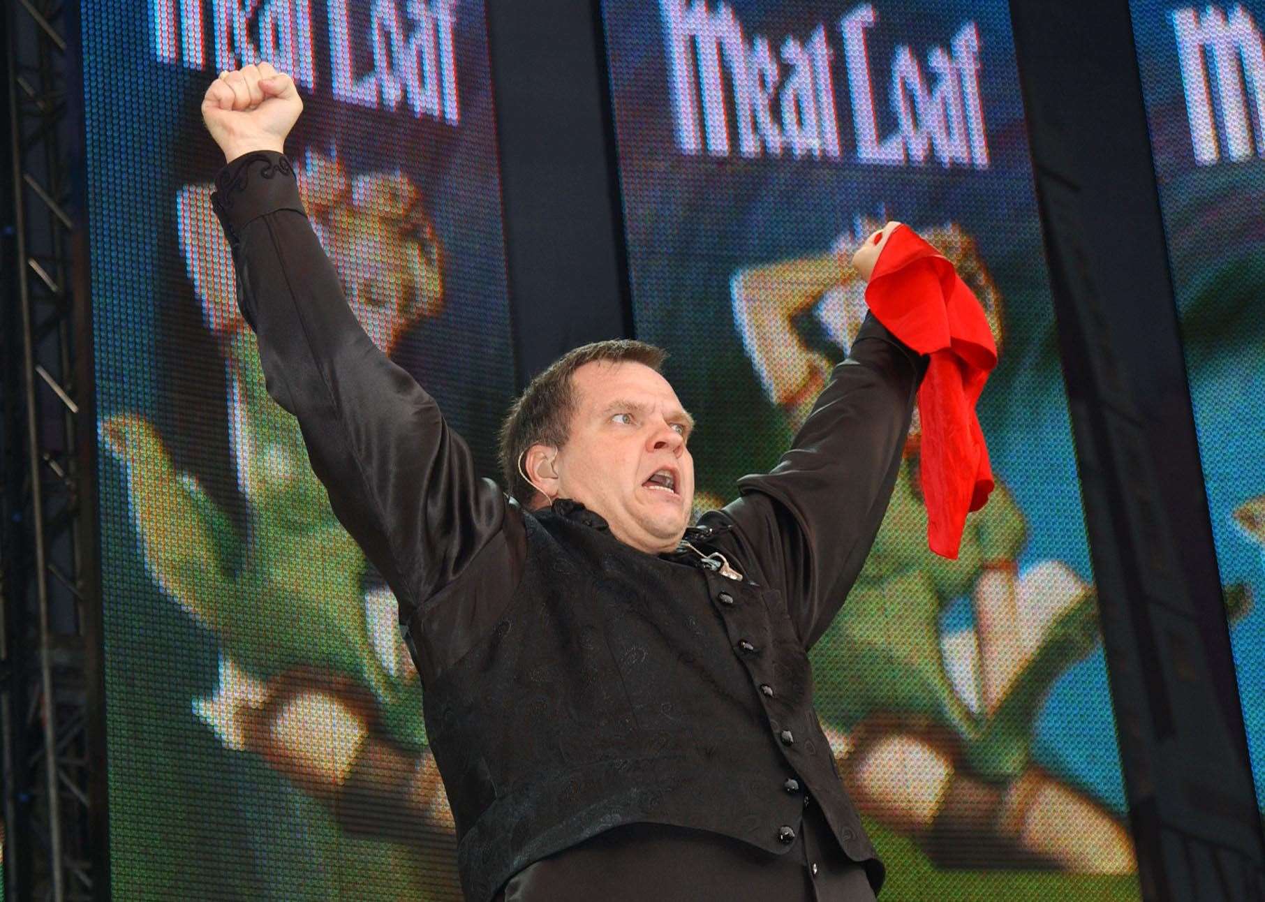 Meat Loaf performing on stage in London (Yui Mok/PA)