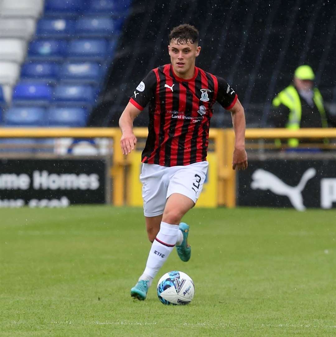 Picture - Ken Macpherson. Premier Sports Cup (Group Stage) Inverness CT(4) v Albion Rovers(0). 19.07.22. ICT’s Cameron Harper.