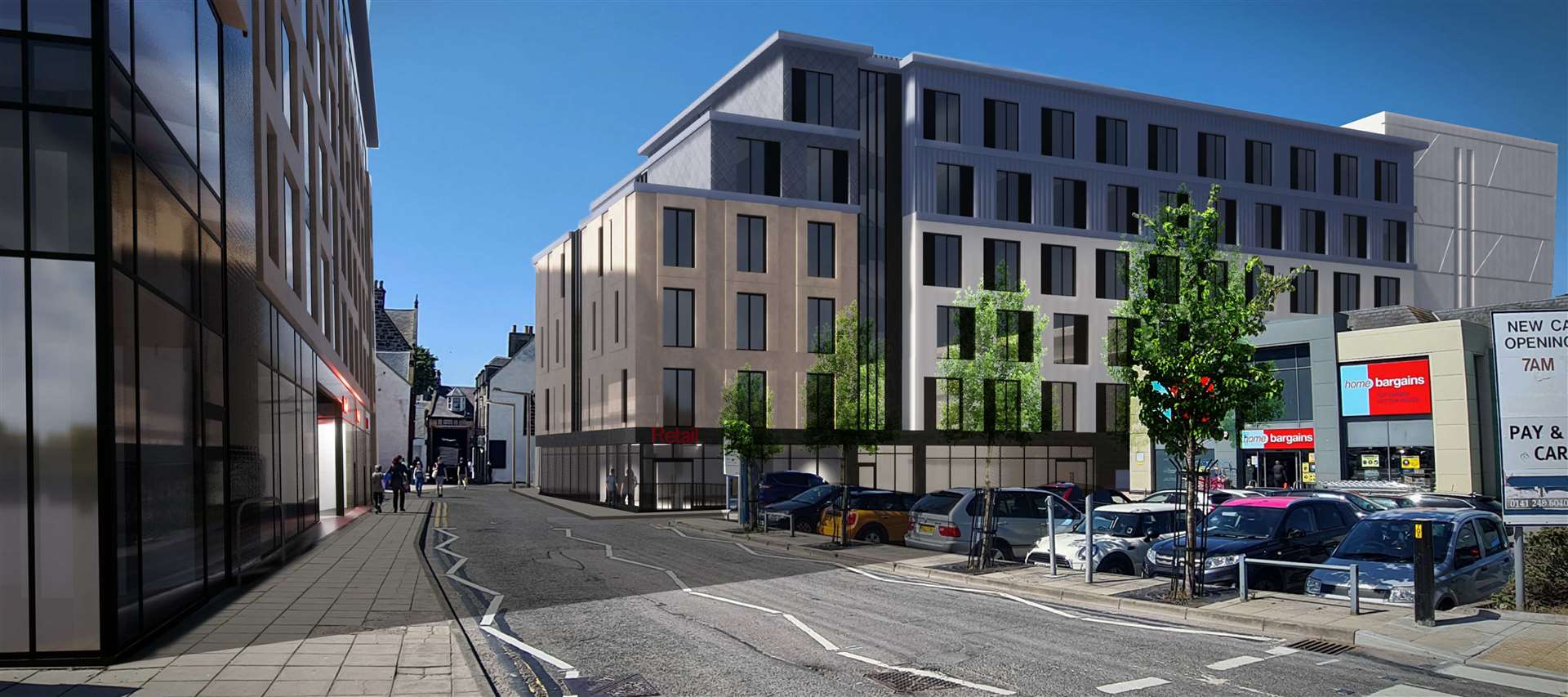 An artist's impression of the new hotel planned for the site of the Ironworks.