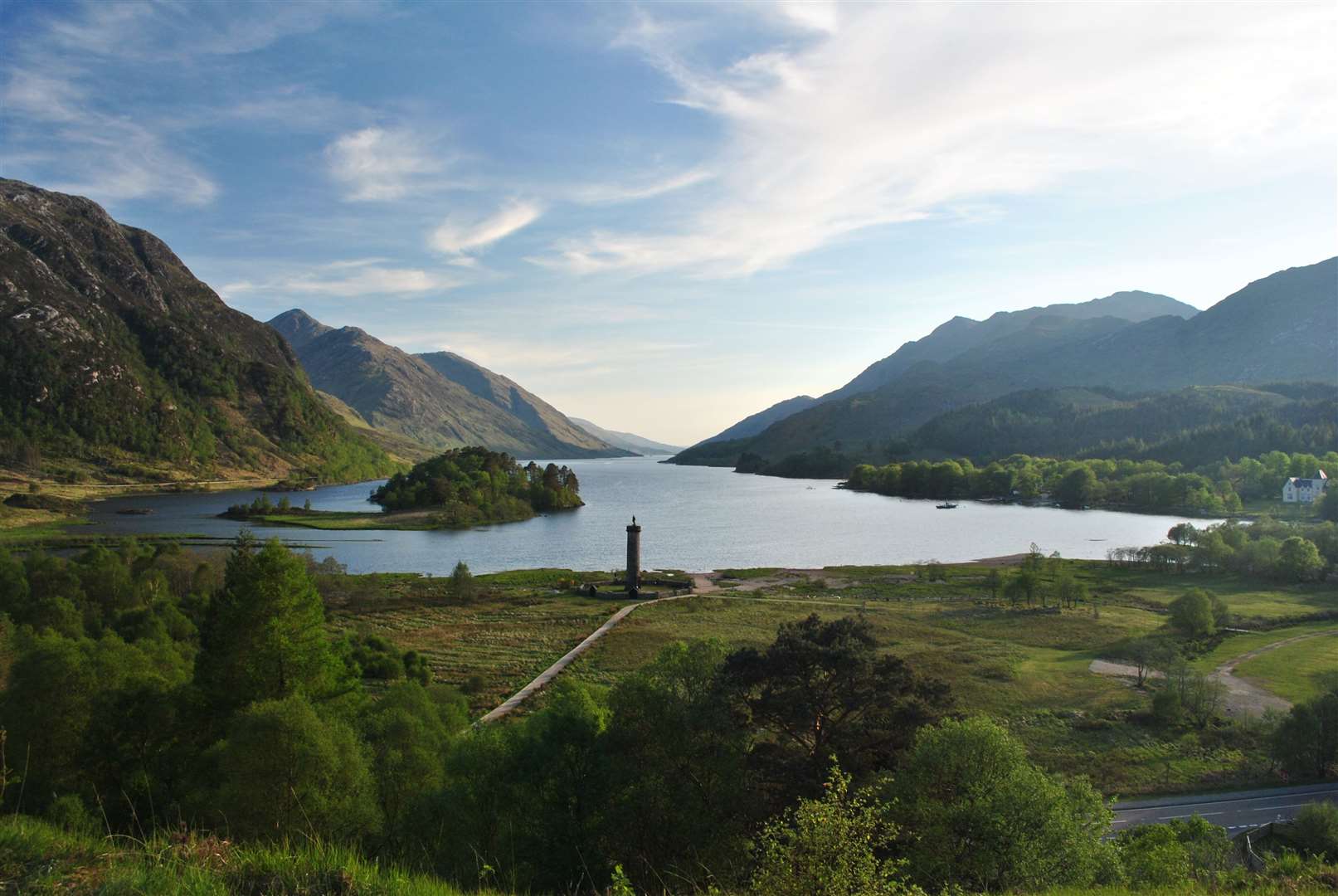 Glenfinnan Monument at the top of Loch Shiel pictured byKenny MacCormack of Invergordon.