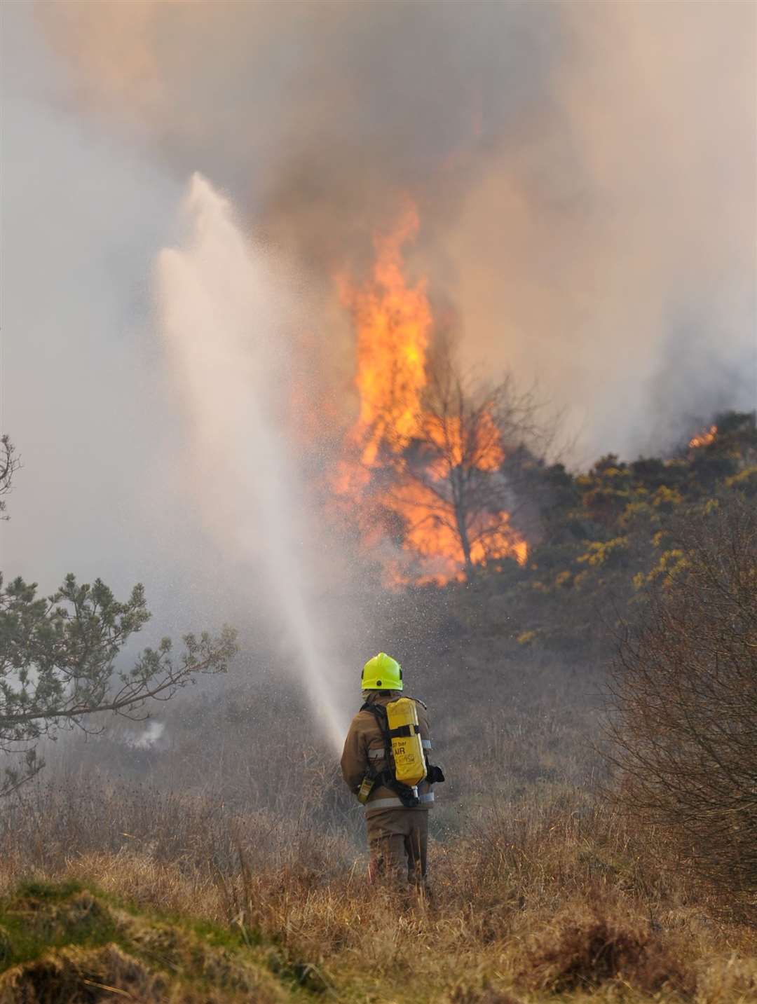 Wildfires can spread quickly and cause devastating damage. Picture: Gary Anthony.