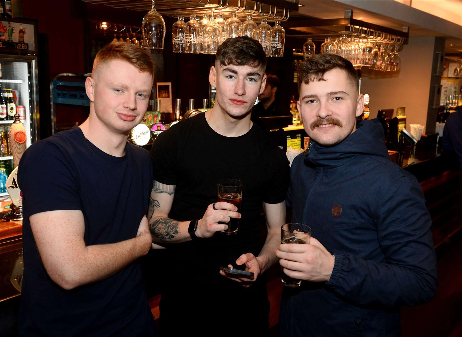 Daniel Kelly, Cammy Grattan and Cody Gray.Picture Gary Anthony.