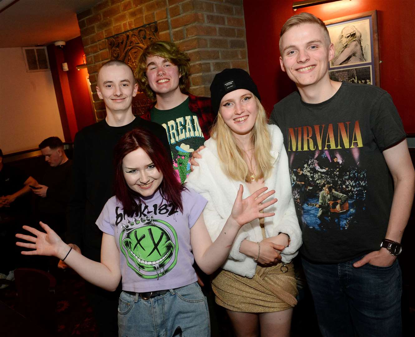 Sarah Forsyth(front) on her 19th birthday.Picture Gary Anthony.