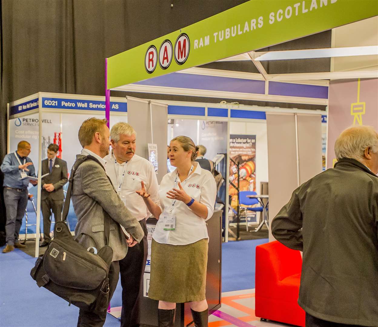 Trade shows such as Offshore Europe are now more about conversations than hardware. Picture: Alan Peebles