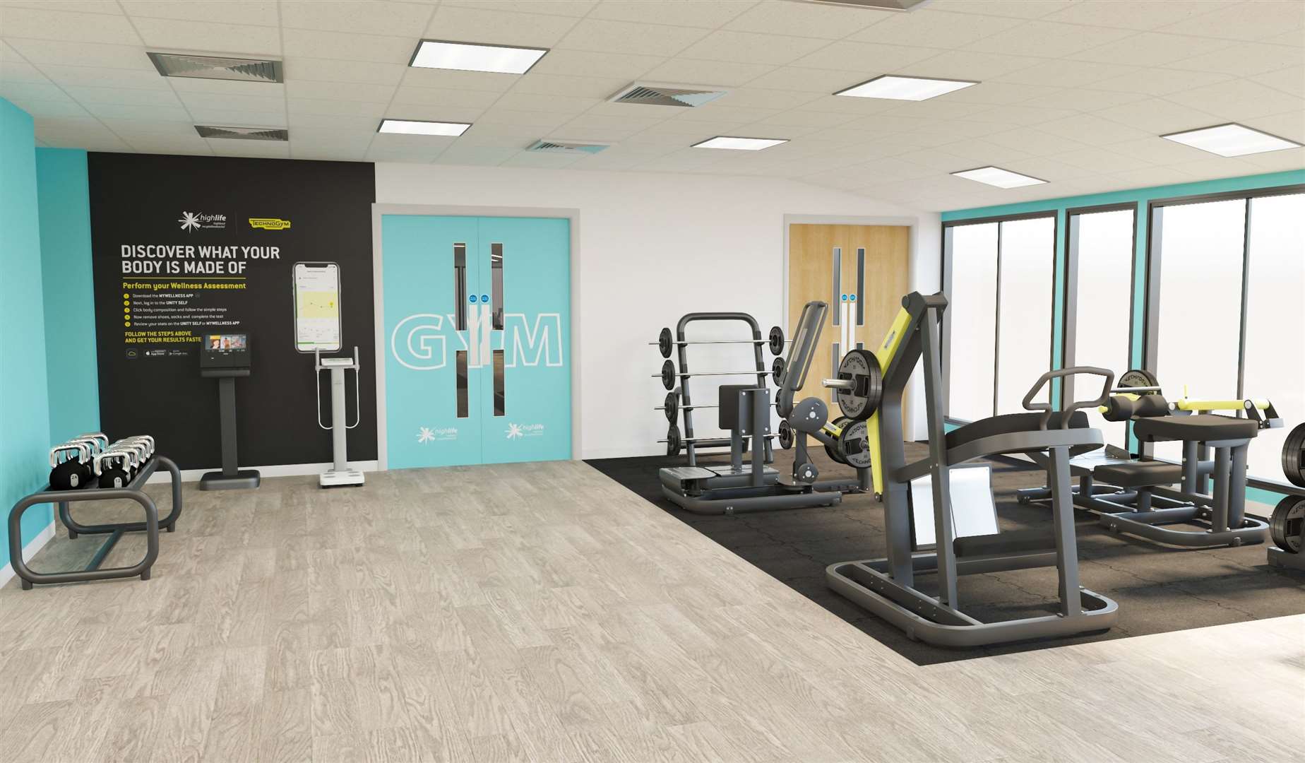 Visualisation of how Inverness Leisure will look after its refurbishment.
