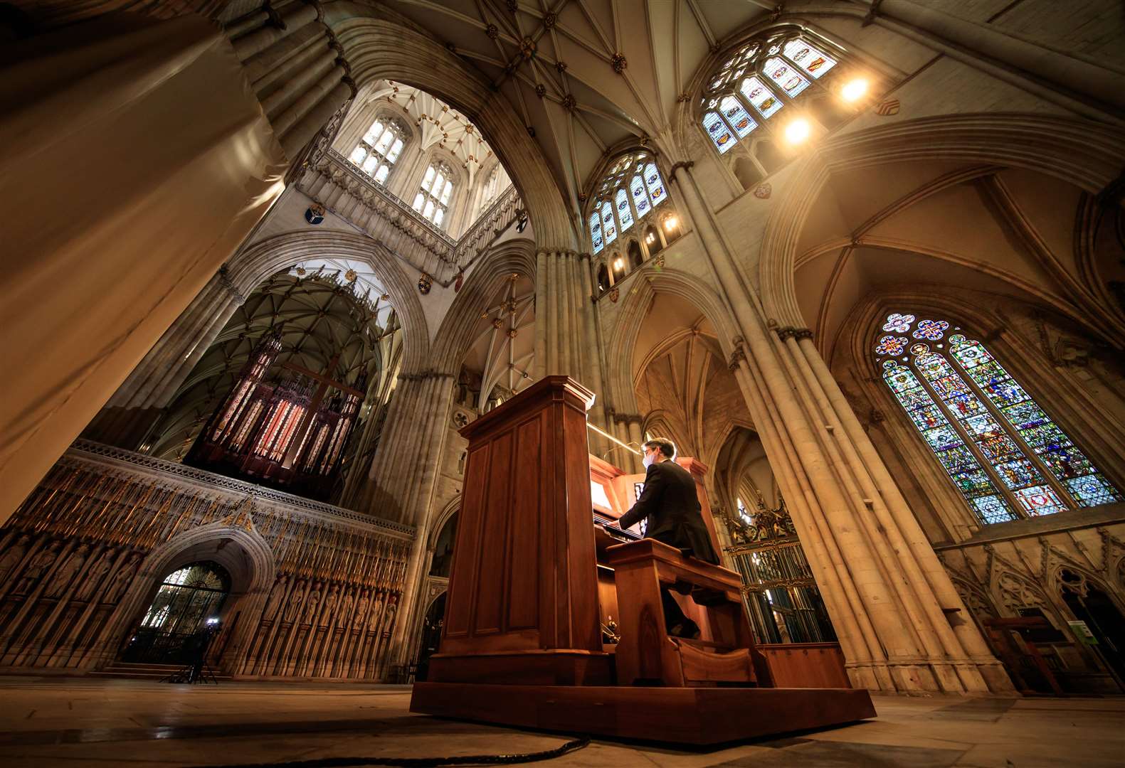 The refurbishment saw each of the organ’s 5,000-plus pipes checked to ensure they play the right note (Danny Lawson/PA)