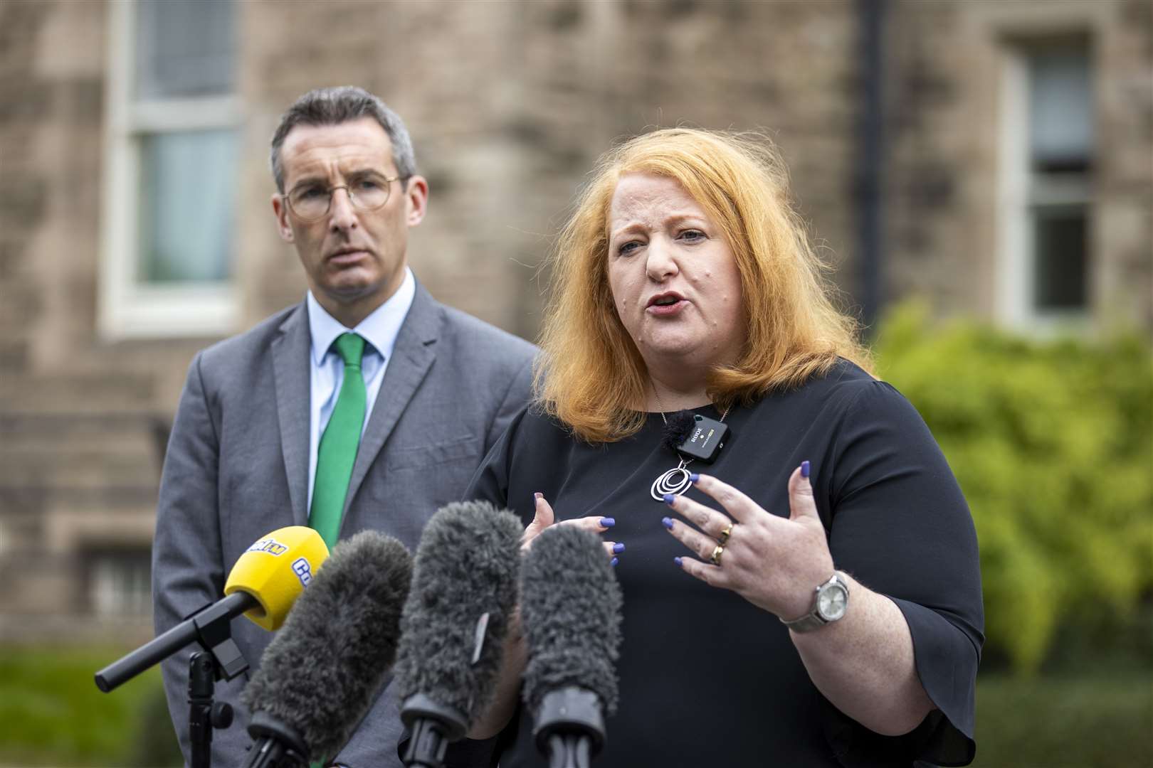 Alliance leader Naomi Long said Northern Ireland was in ‘an unprecedented position in terms of its public finances and public services’ (Liam McBurney/PA)