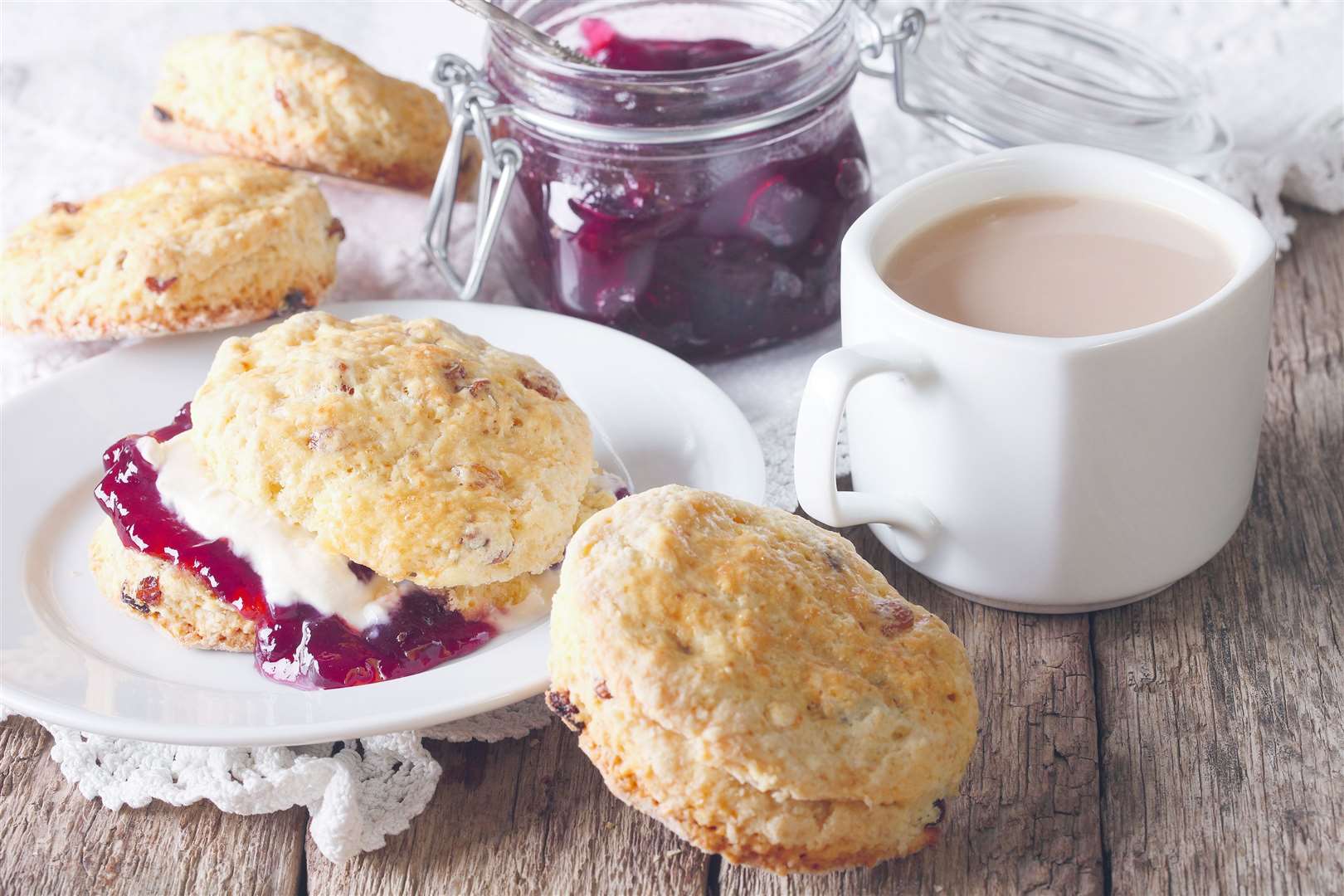 There is nothing as restorative as a scone and jam.