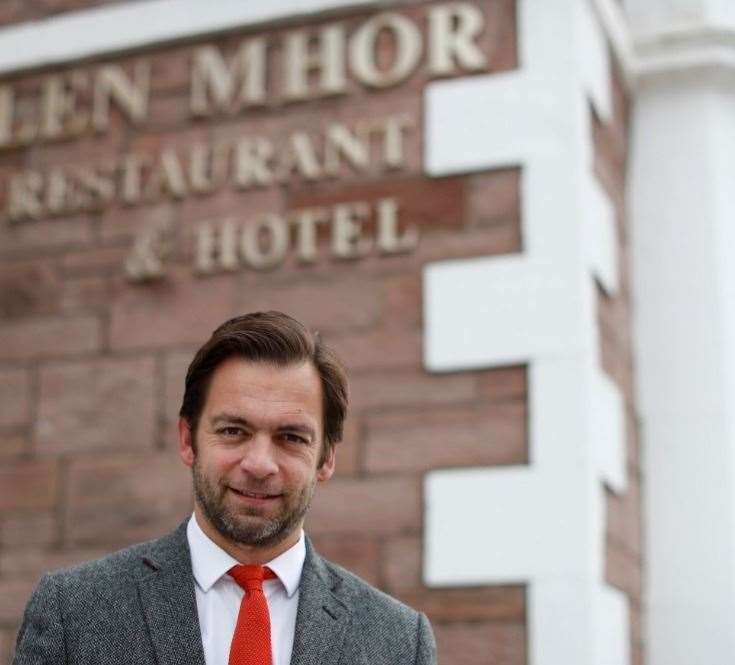 Emmanuel Moine, general manager of The Glen Mhor Hotel & Apartments, is looking forward to expanding the hotel’s team in the wake of signing the Hoteliers’ Charter.