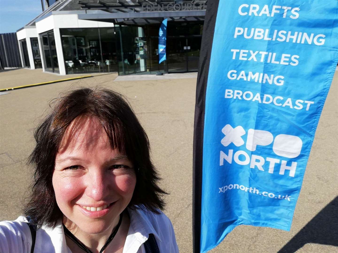 Barbara Henderson at a previous XpoNorth, where her Tweet Pitch for first picked up.