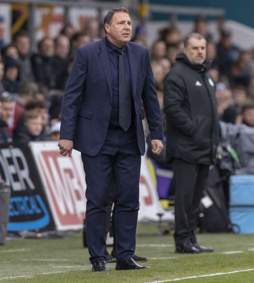 Picture - Ken Macpherson. Ross County(0) v Celtic(2). 24.04.22. Ross County manager Malky Mackay.