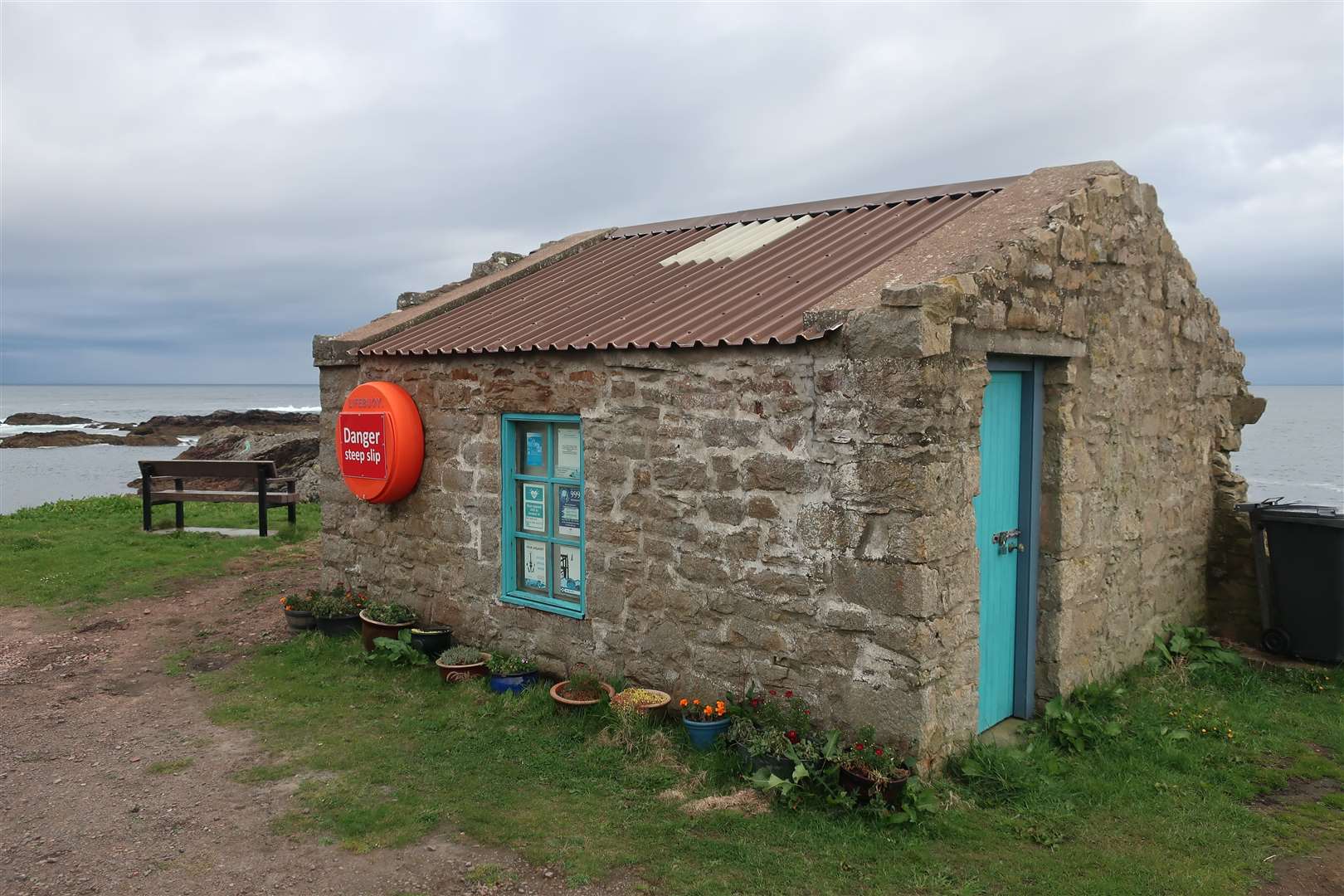 Hut at the harbour.
