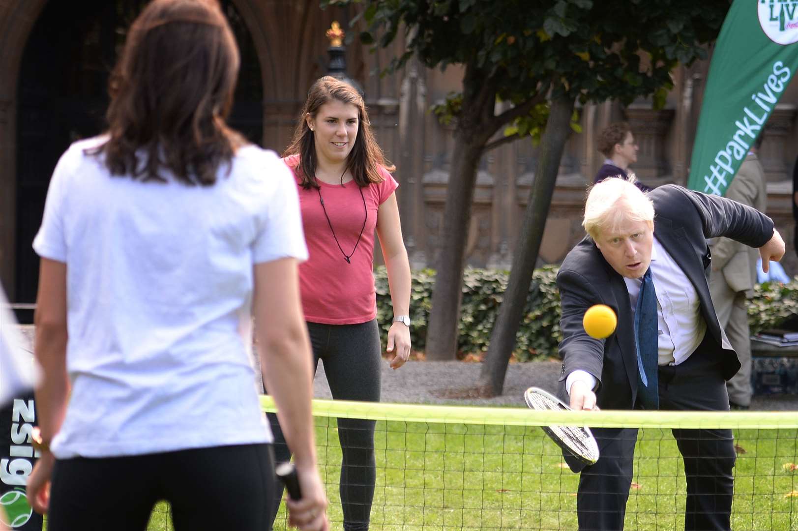 Tennis has long been a passion of the Prime Minister… (Stefan Rousseau/PA)