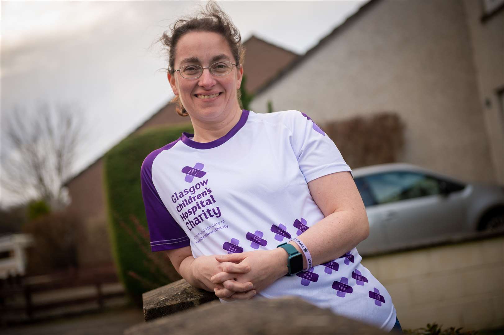 Marianne Pickering is running the Loch Ness Marathon for Glasgow Children's Hospital Charity. Picture: Callum Mackay