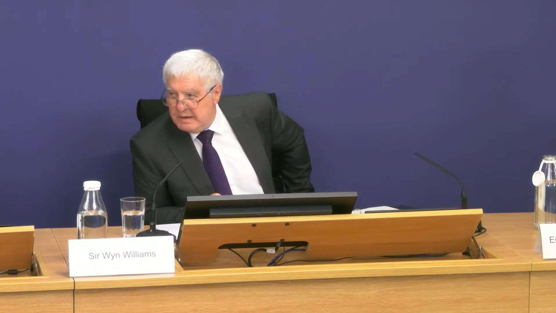 Chair of the inquiry Sir Wyn Williams (Post Office Horizon IT Inquiry/PA)