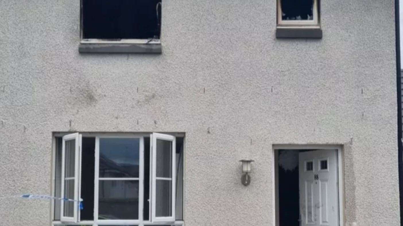 A fundraiser has been set up to help an Inverness family who lost their house in a fire.