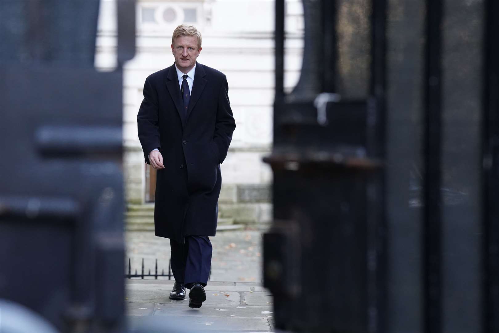 Chancellor of the Duchy of Lancaster Oliver Dowden defended the PM’s handling of the Raab affair (James Manning/PA)