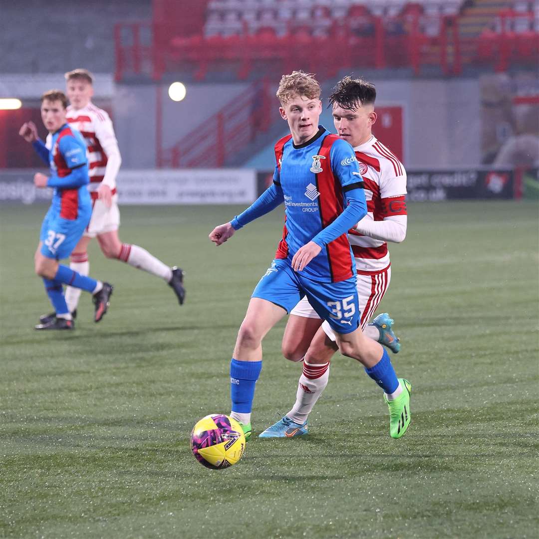 Calum Mackay in action for Inverness Caledonian Thistle. Picture: Ken Macpherson