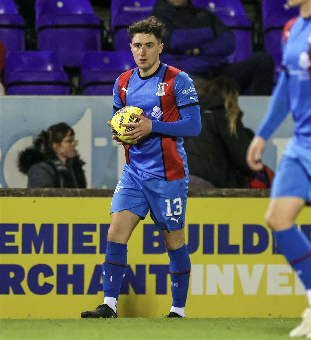 Ex-Newcastle United youth Ryan Barrett made his debut in the Scottish Cup after a whirlwind few days. Picture: Ken Macpherson