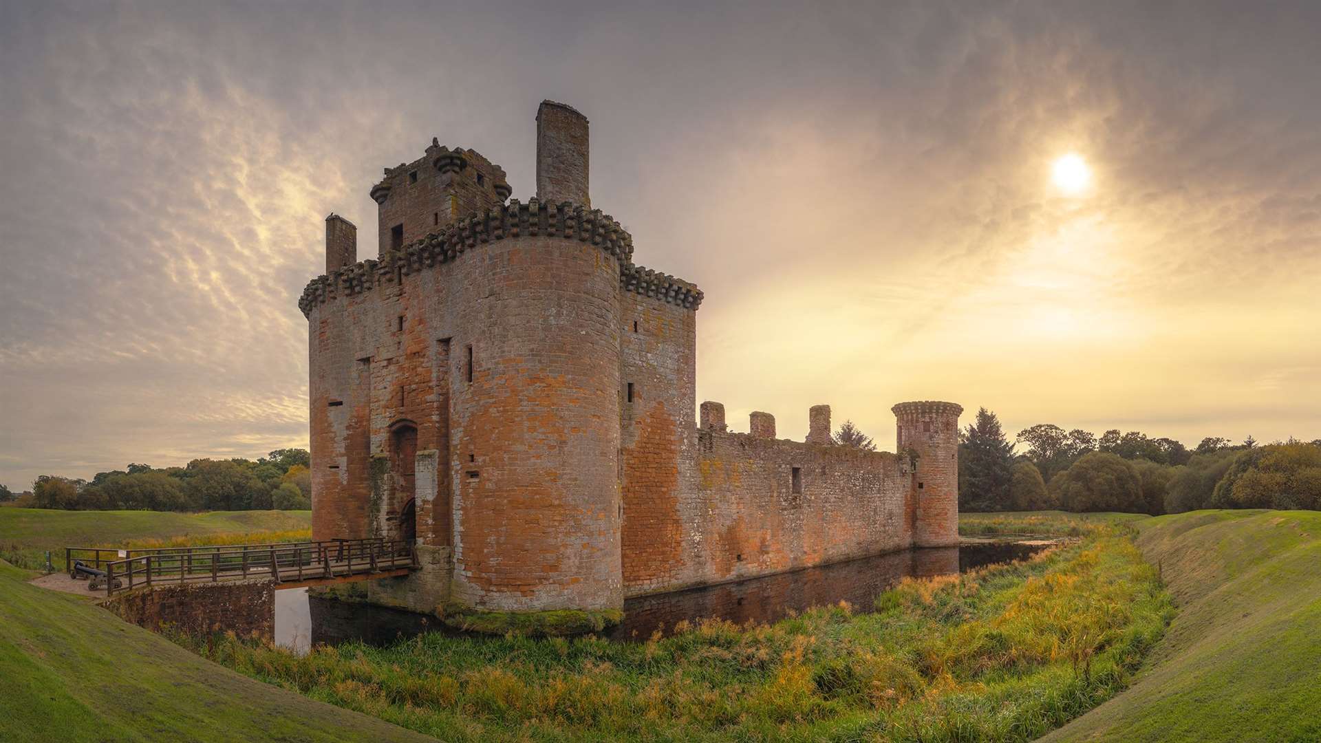 Caerlaverock Castle. Picture: VisitScotland/ Damian Shields.