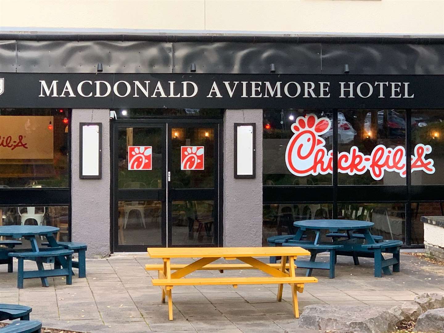 Chick-fil-A was in Aviemore.