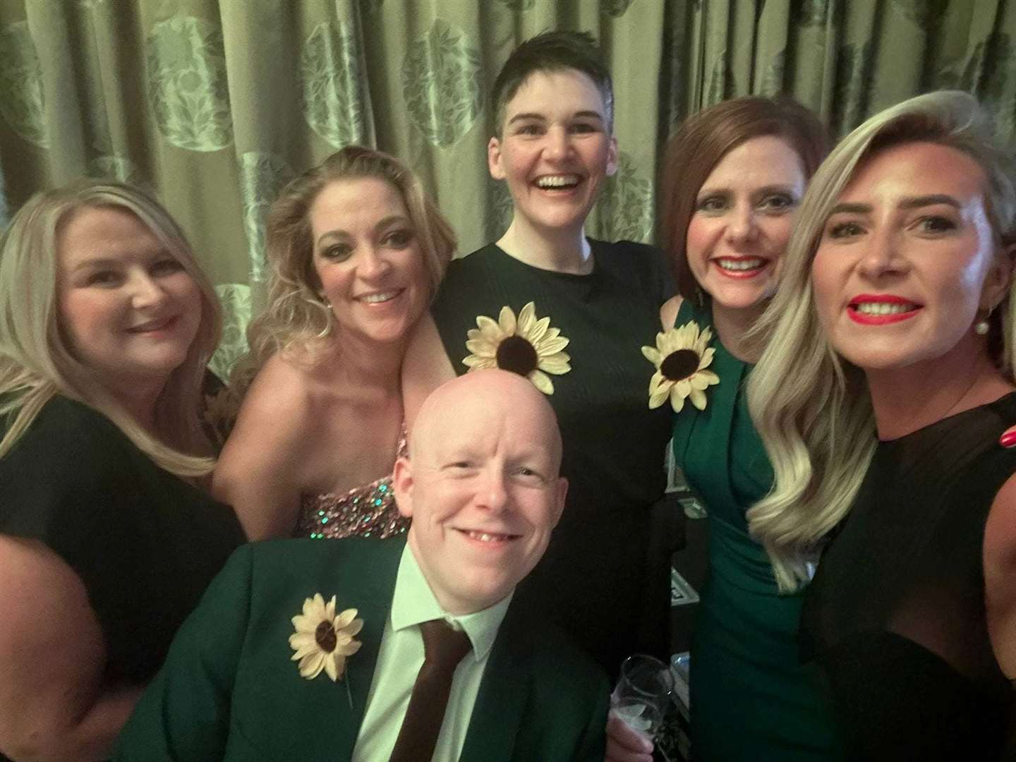 Team HIghland Hospice at the Kingsmills Hotel's dinner. Picture: Highland Hospice.