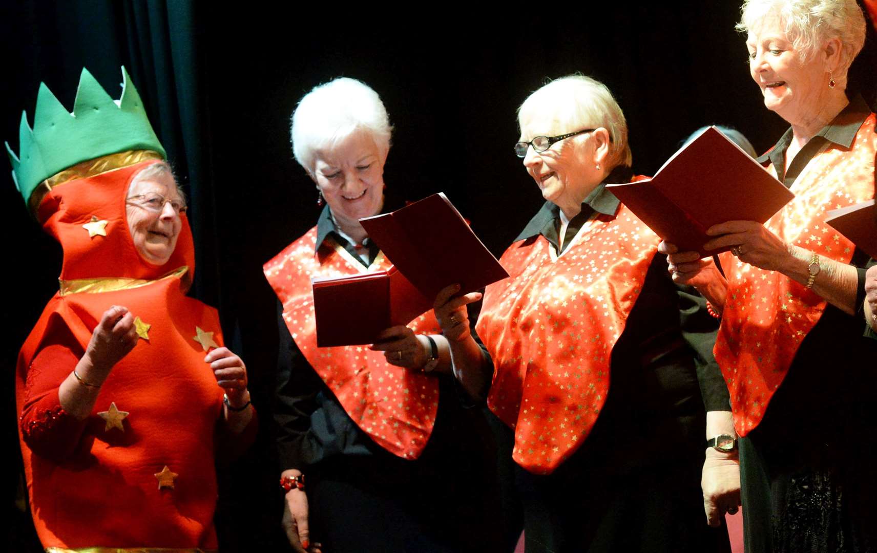 Performing I’m a Little Christmas Cracker.