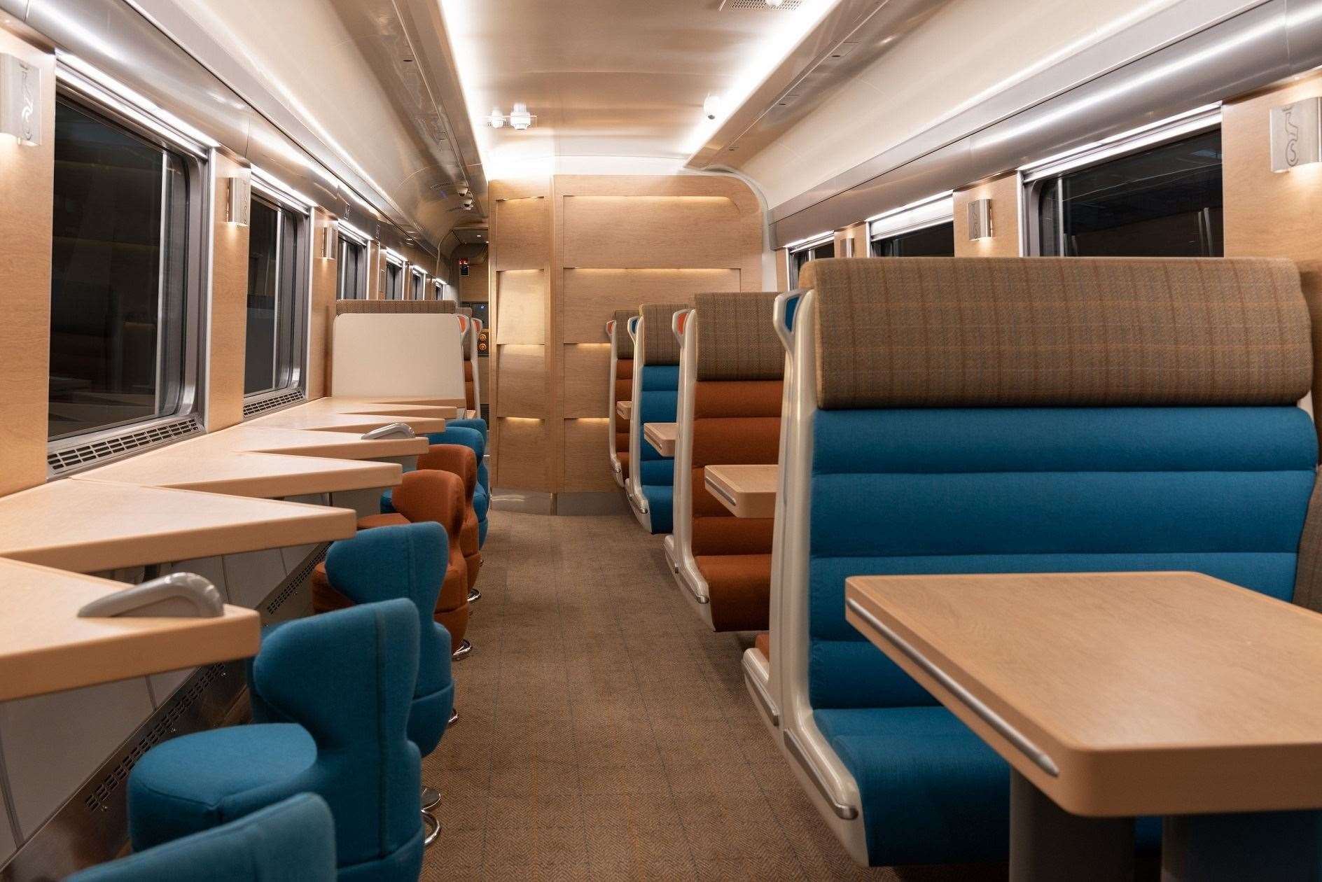 Caledonian Sleeper gives first look inside new trains for