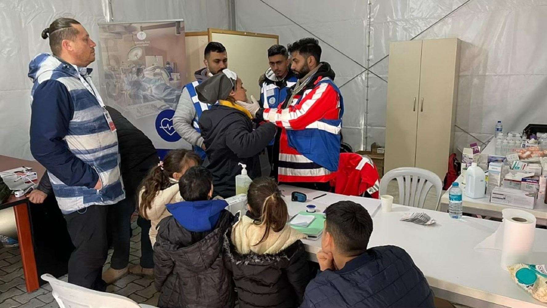 Humanity First volunteers have been offering medical support to those across Turkey affected by the 7.8 earthquake (Humanity First)