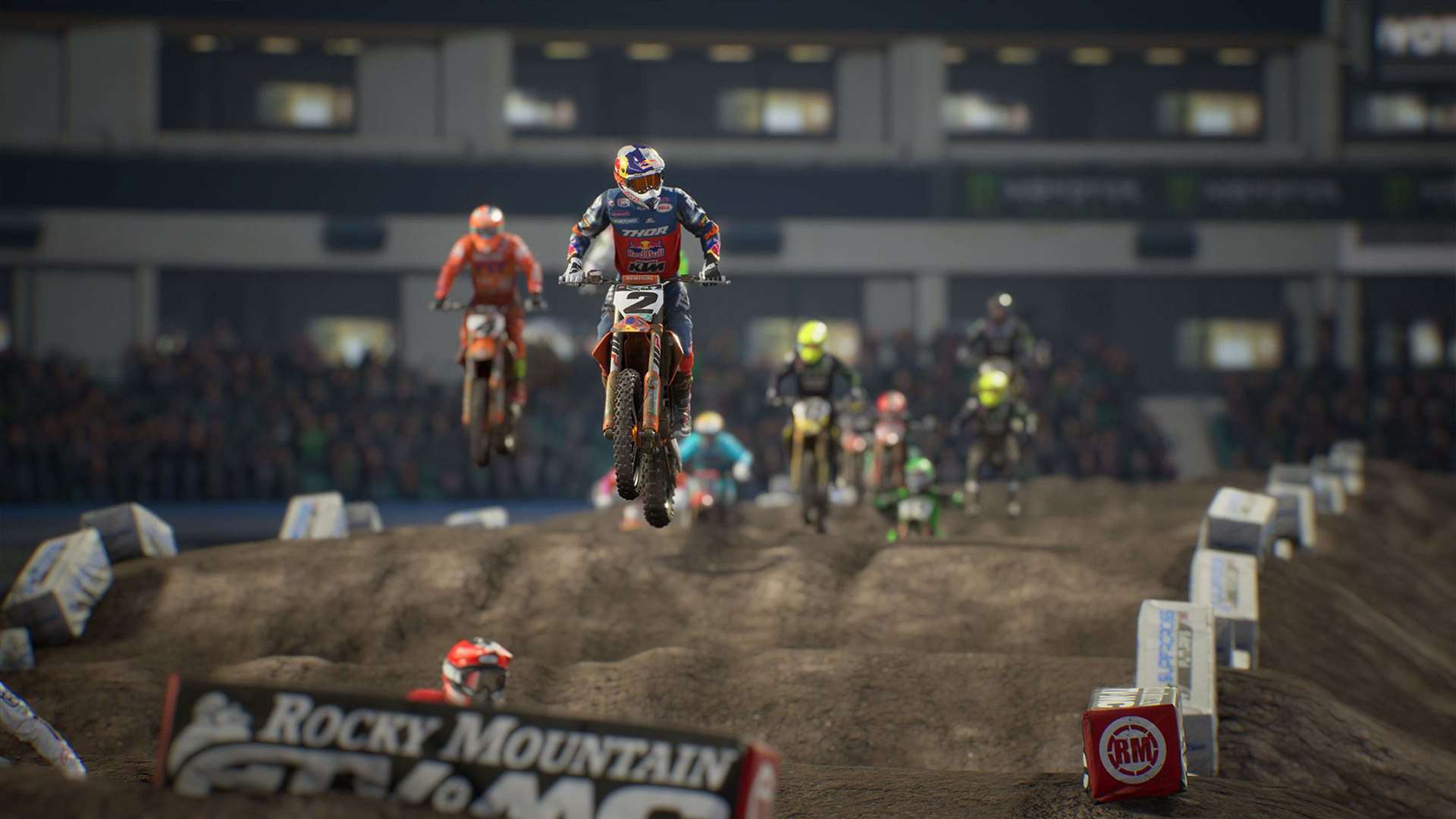 Monster Energy Supercross – The Official Videogame 3. Picture: PA Photo/Handout