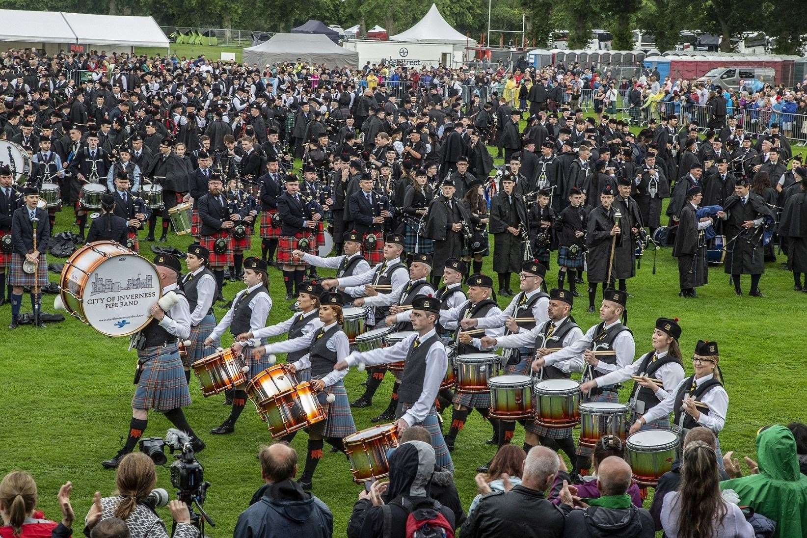 The European Pipe Band Championships took place in Bught Park, Inverness in June 2019.