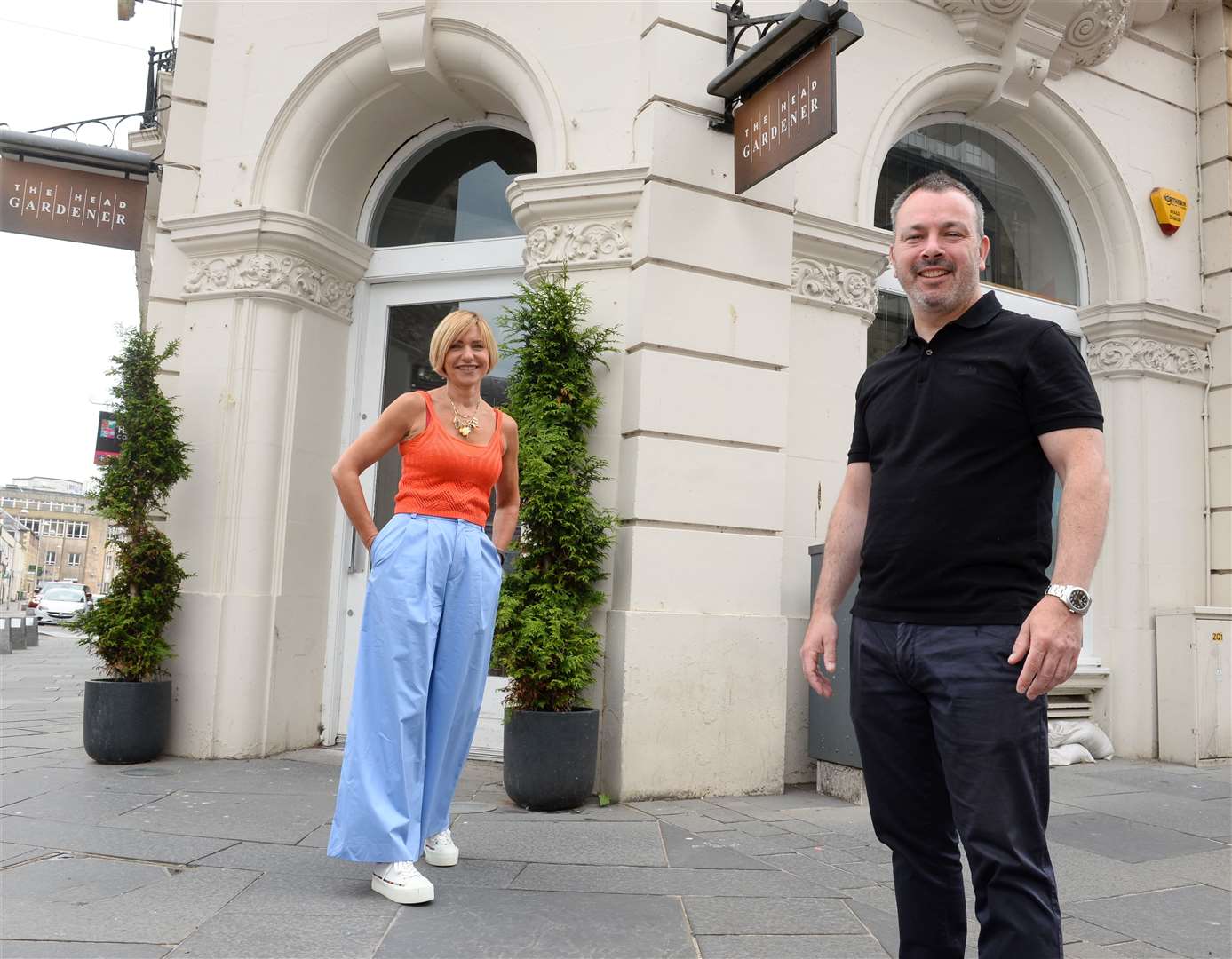 Salon owner Alison McRitchie allowed Keith McCaffery to use her closed premises as a pop up shop.
