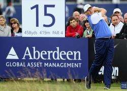 South African Ernie Els tees off during the second round of the Aberdeen Asset Management Scottish Open at Castle Stuart last summer.