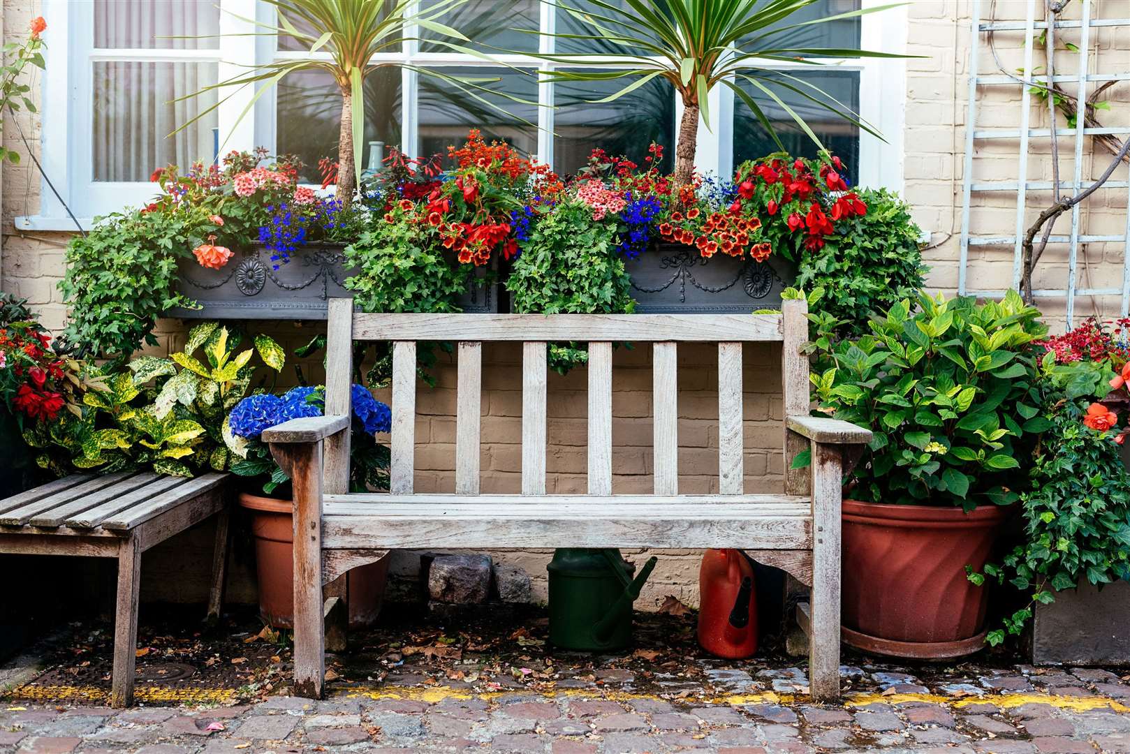 Add a bench to your front garden and spend time relaxing. Picture: iStock/PA
