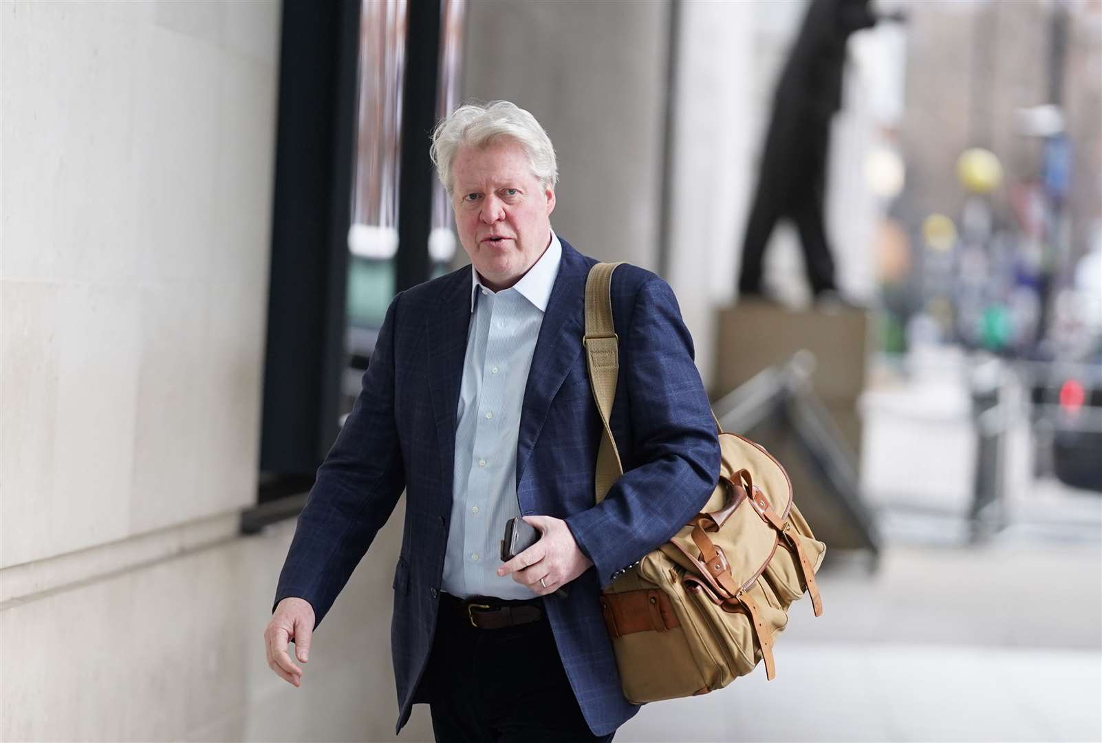 Earl Spencer arriving at BBC Broadcasting House (Stefan Rousseau/PA)