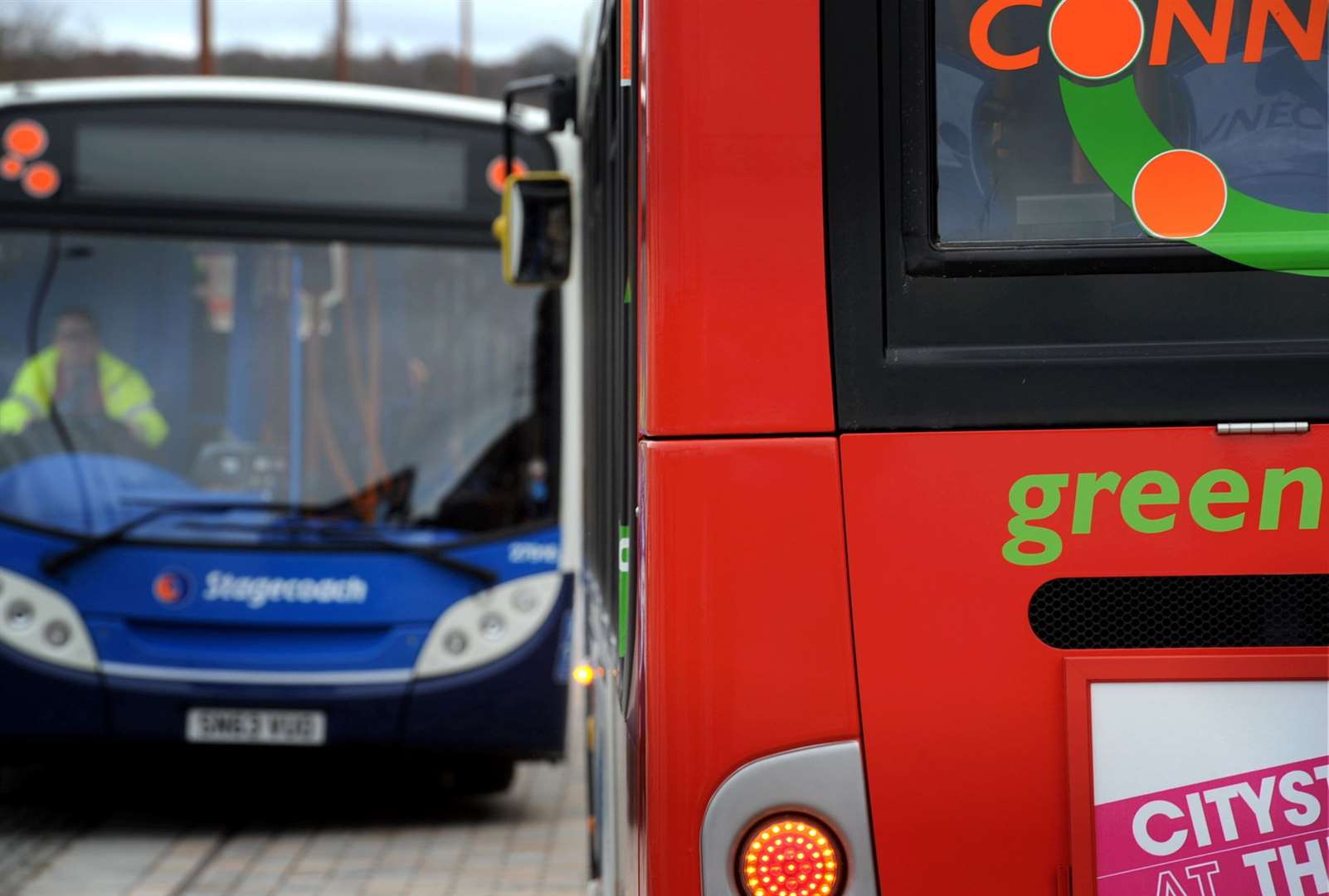 Stagecoach buses in Inverness are experiencing daily disruption. Picture: Gary Anthony.