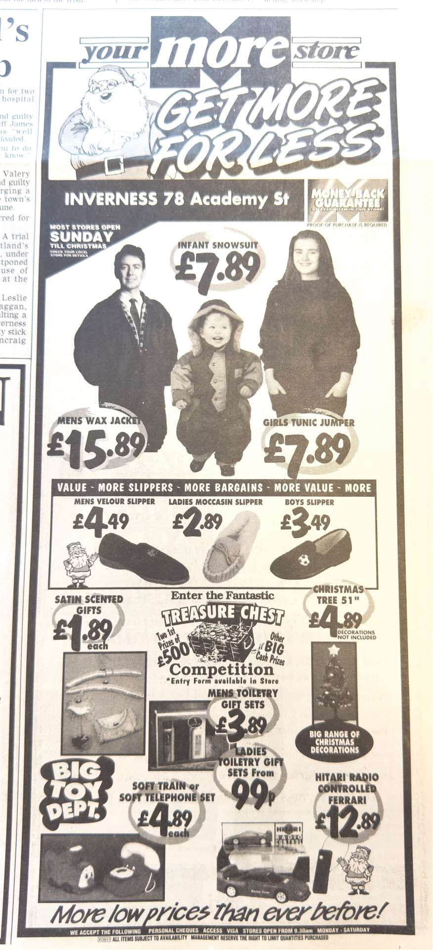 Your More Store was the place to bag a bargain.