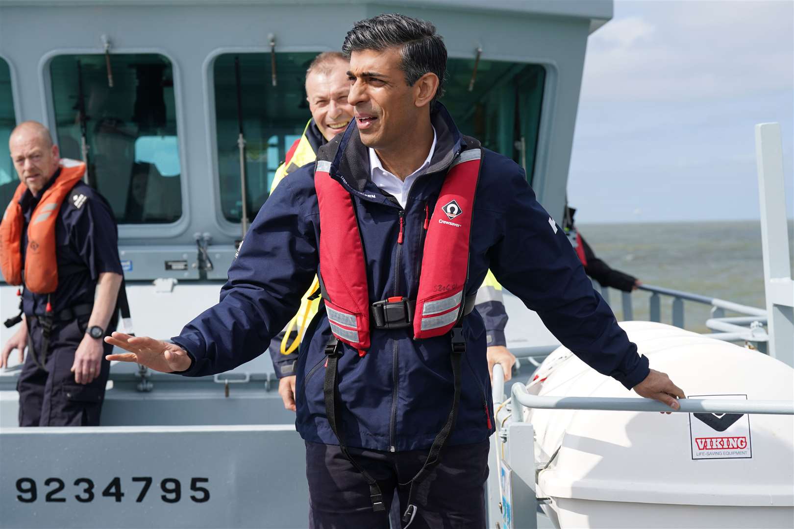 Prime Minister Rishi Sunak has made tackling small boat crossings a priority for his Government this year (Yui Mok/PA)