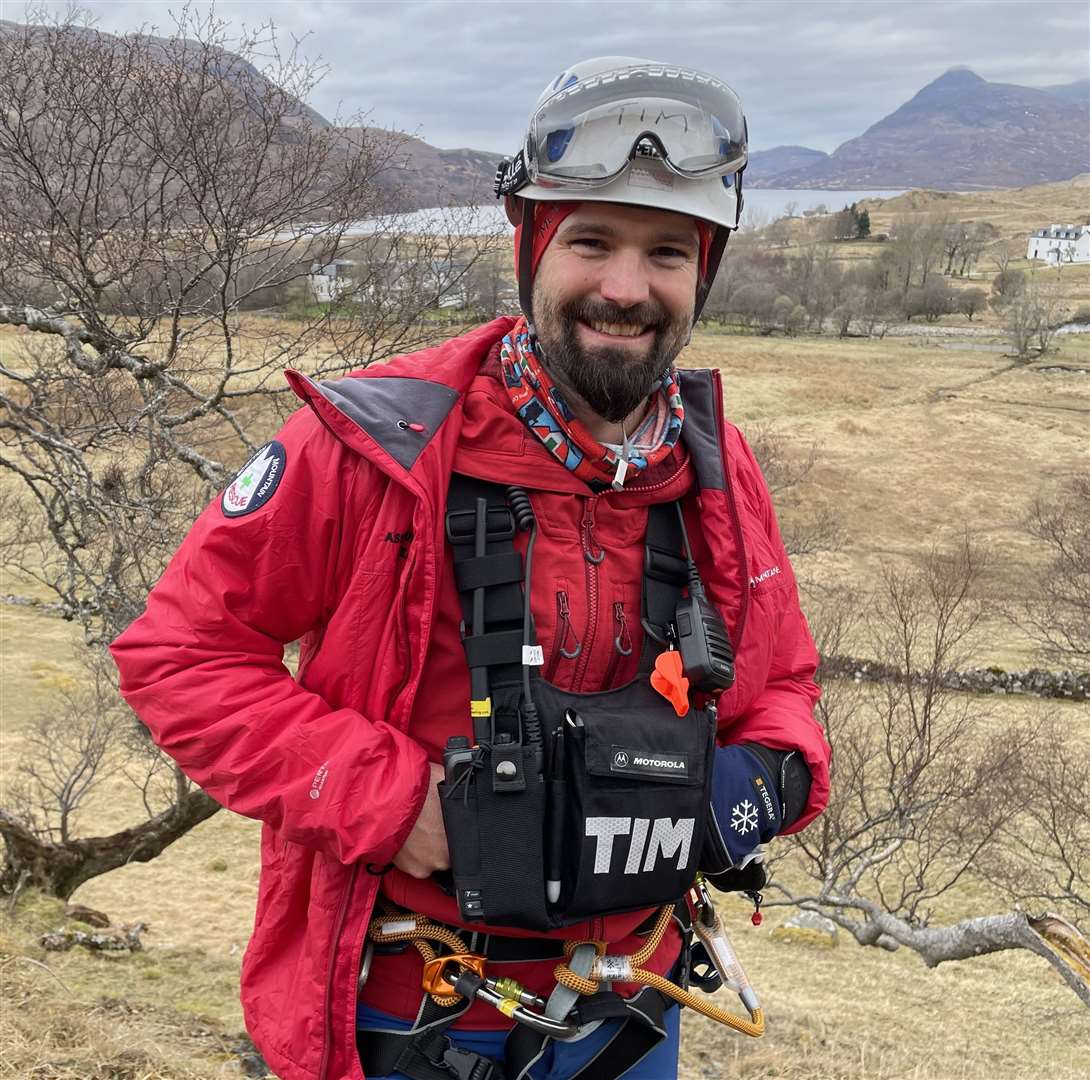 Tim Hamlet, Assynt Mountain Rescue Team leader.