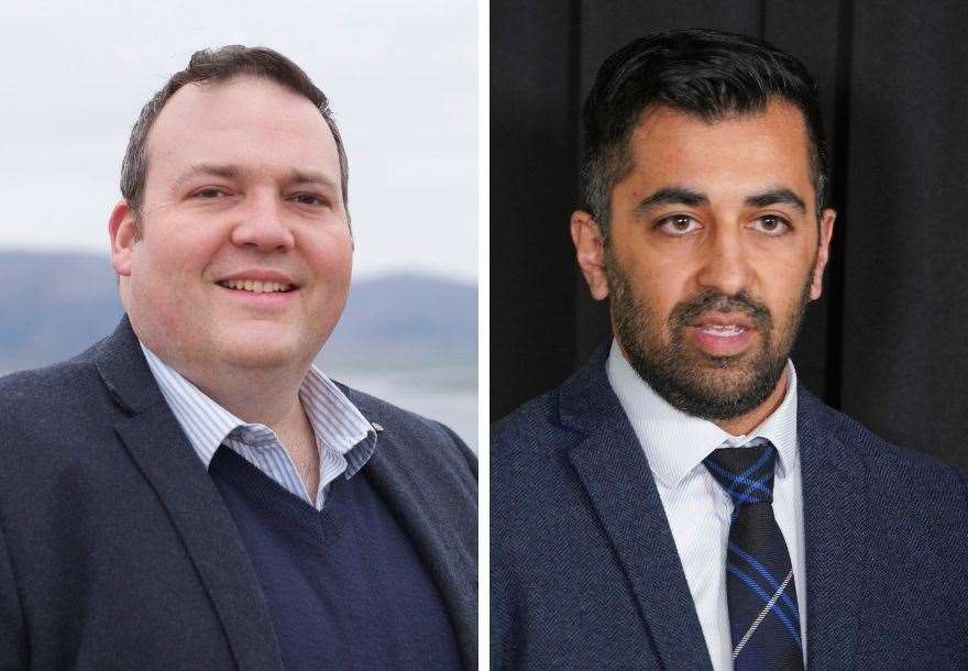 Opposite sides of the argument – Conservative MSP Jamie Halcro Johnston and Scotland's First Minister Humza Yousaf.