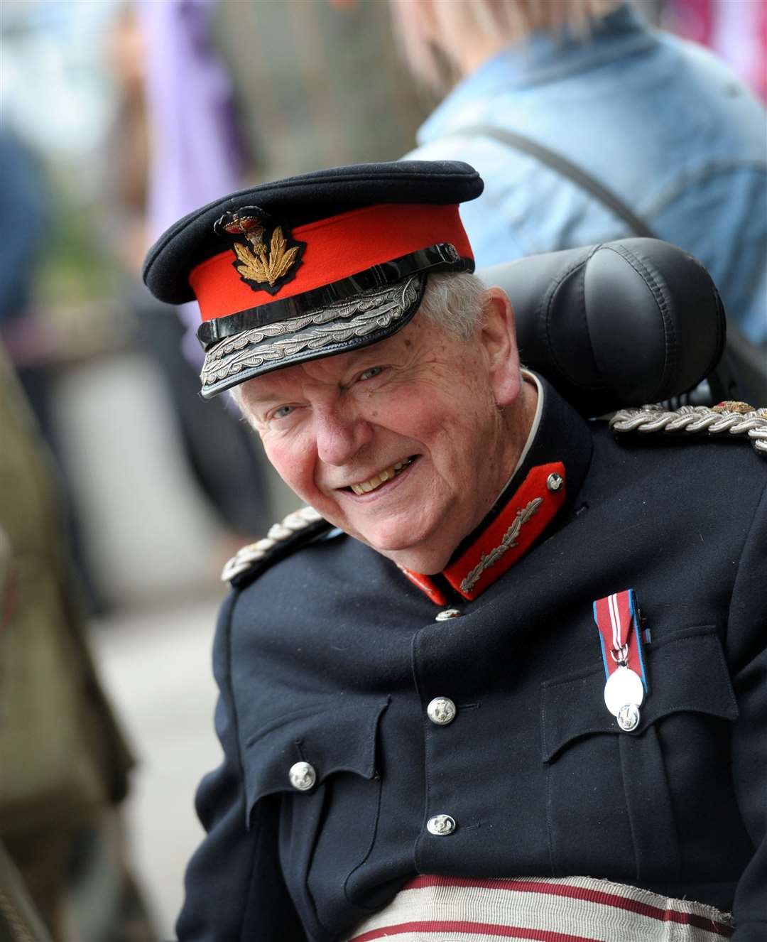 The Lord Lieutenant Donald Cameron of Lochiel pictured during a visit of the then Duke of Rothesay to Campbell's of Beauly in 2019.